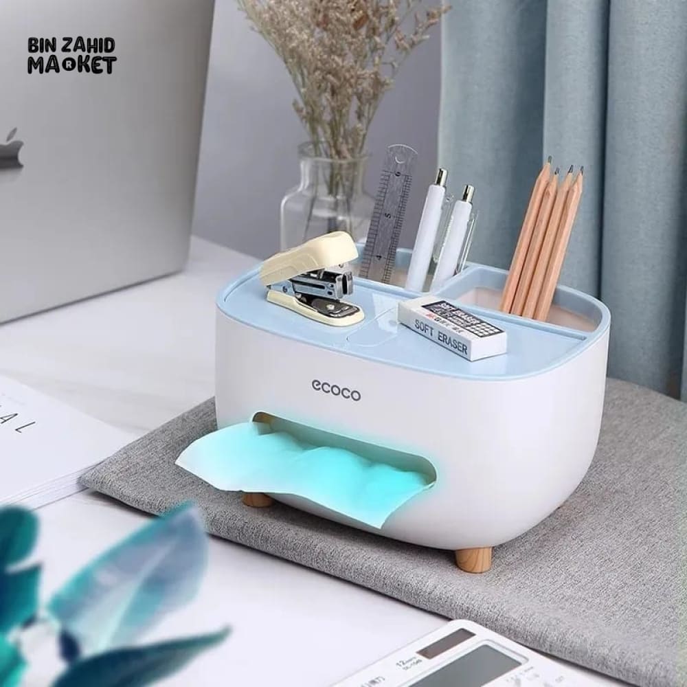 Ecoco Multi-Functional Tissue Box & Storage Organizer
