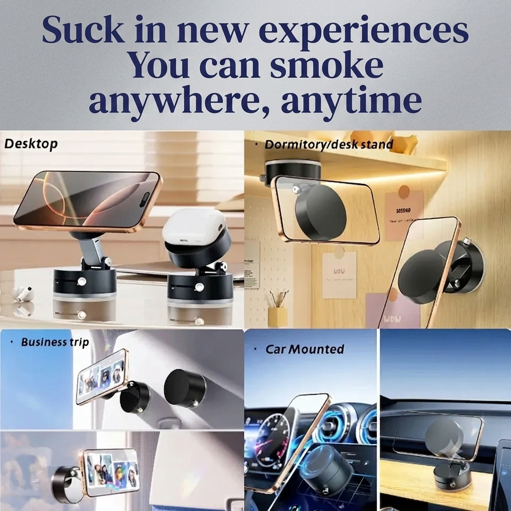Vacuum Magnetic Phone Holder Pro