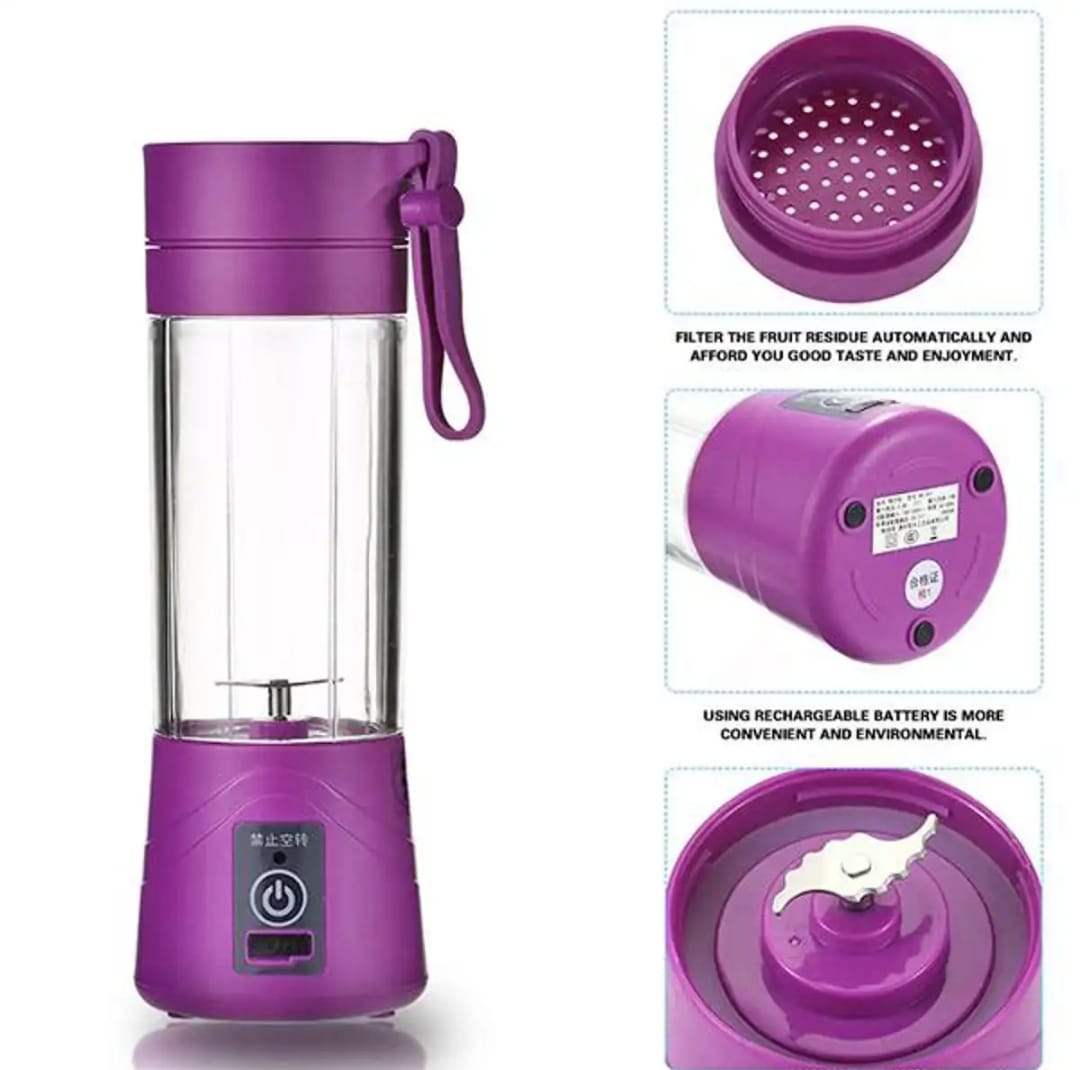 USB Rechargeable Mini Portable Juice Blender