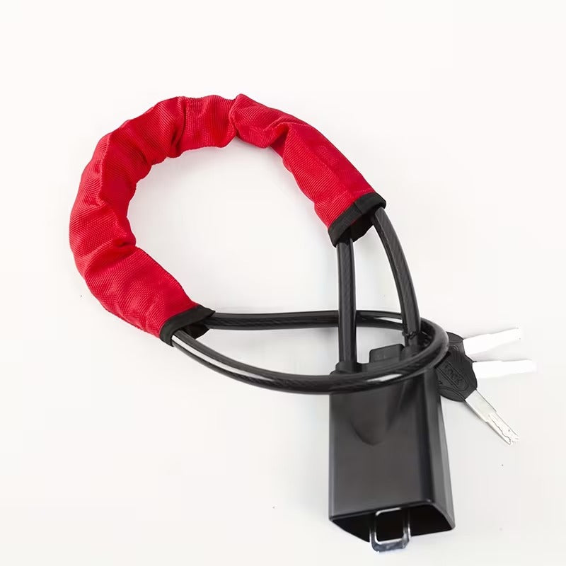 Heavy Duty Car Steering Wheel Lock with Anti-Theft Steel Chain