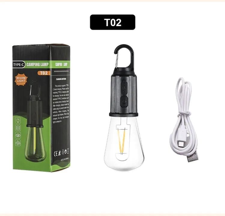 Rechargeable LED Hanging Camping Bulb Light