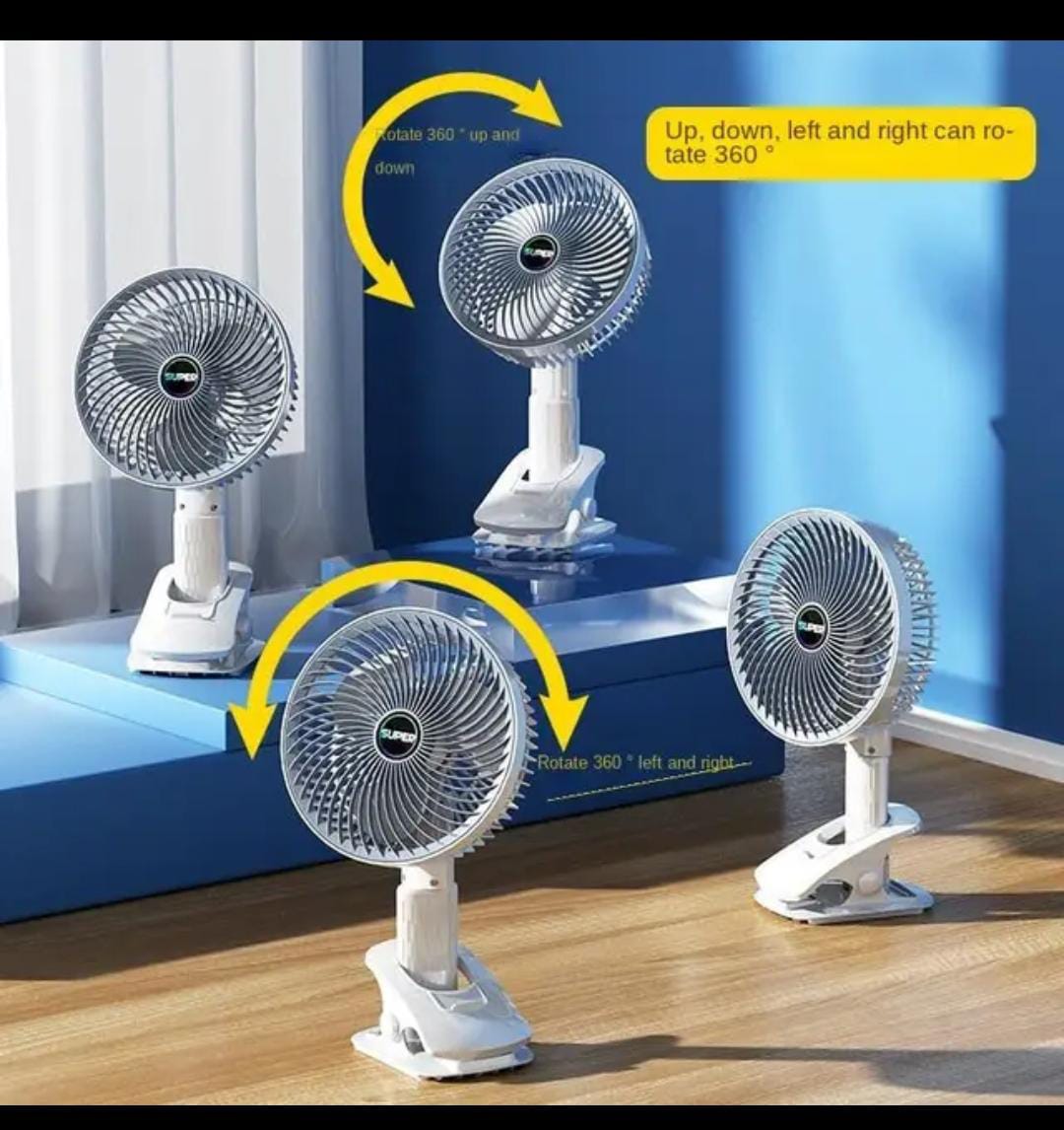 4-in-1 Portable Rechargeable Fan