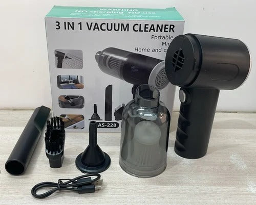 The Ultimate 3-in-1 Cordless Vacuum: 6000Pa Suction Power for Car & Home