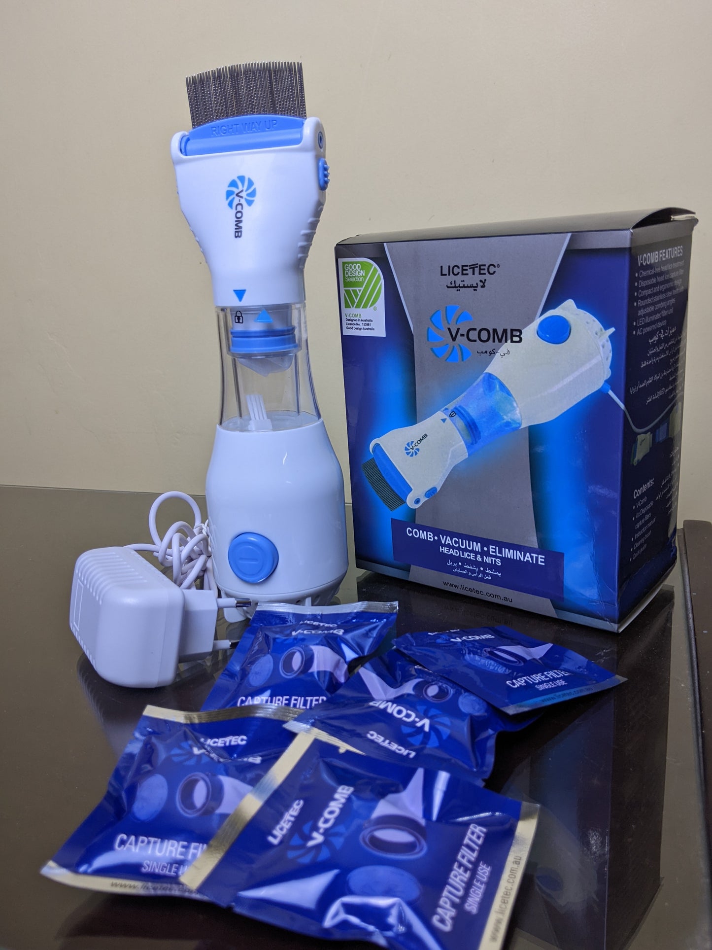 V-Comb Electric Anti Lice Removal Machine
