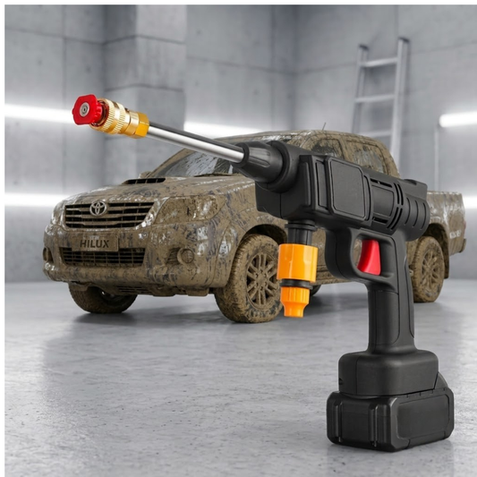 Cordless Rechargeable Pressure Washer Spray Gun – Car, Bike & Solar Panel Cleaner