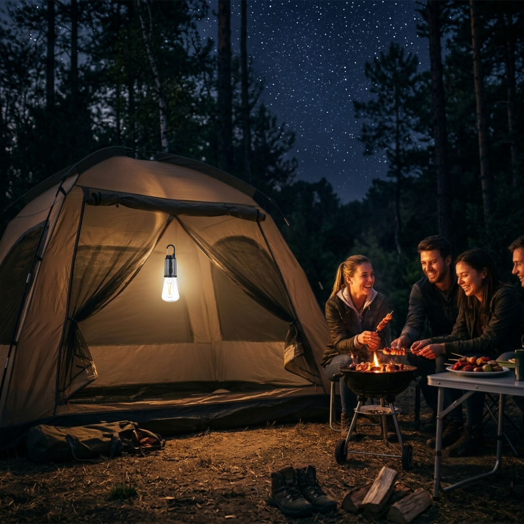 Rechargeable LED Hanging Camping Bulb Light